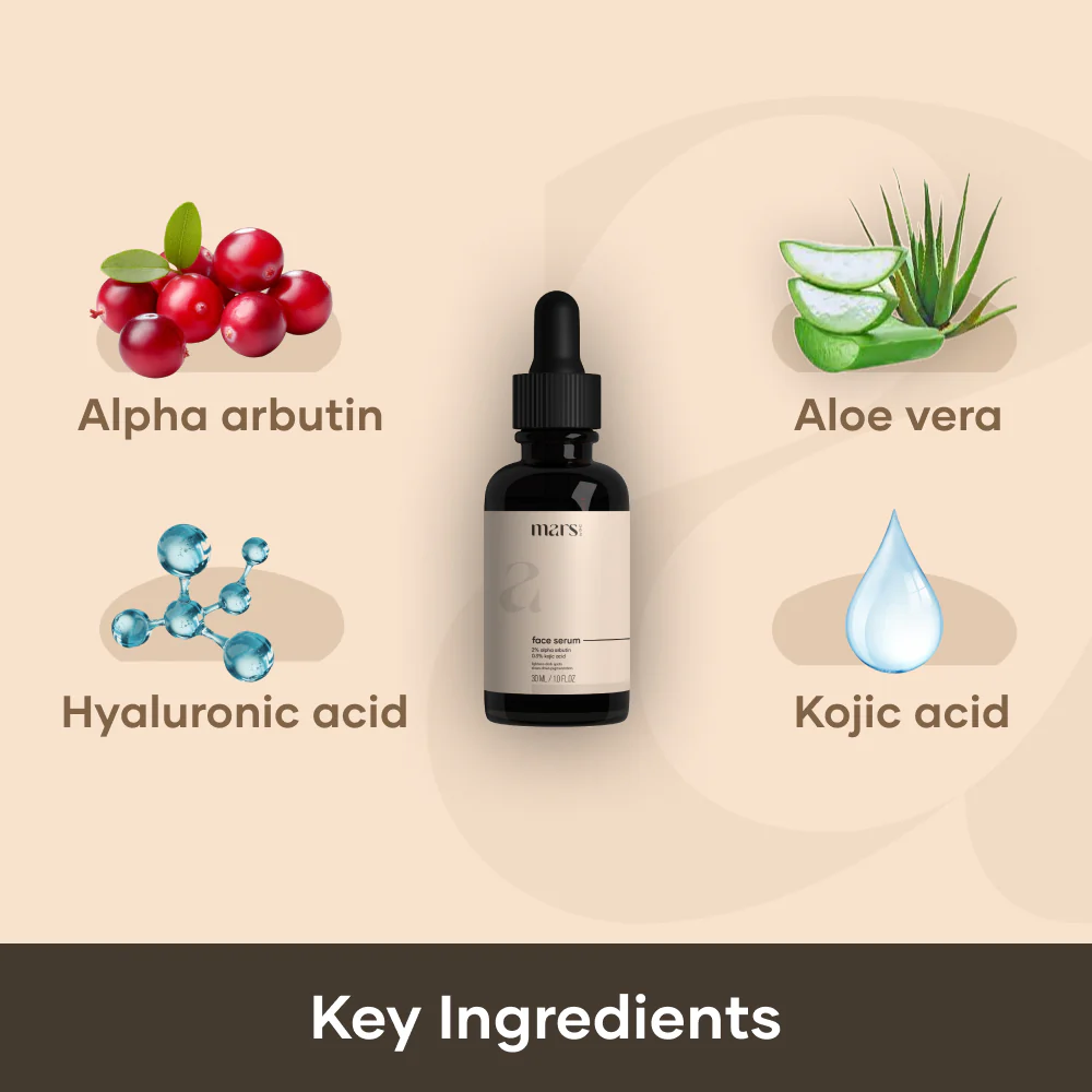 Acne Repair Formula: Alpha Arbutin Serum & Vitamin C Gummies with Hyaluronic Acid - Image 2