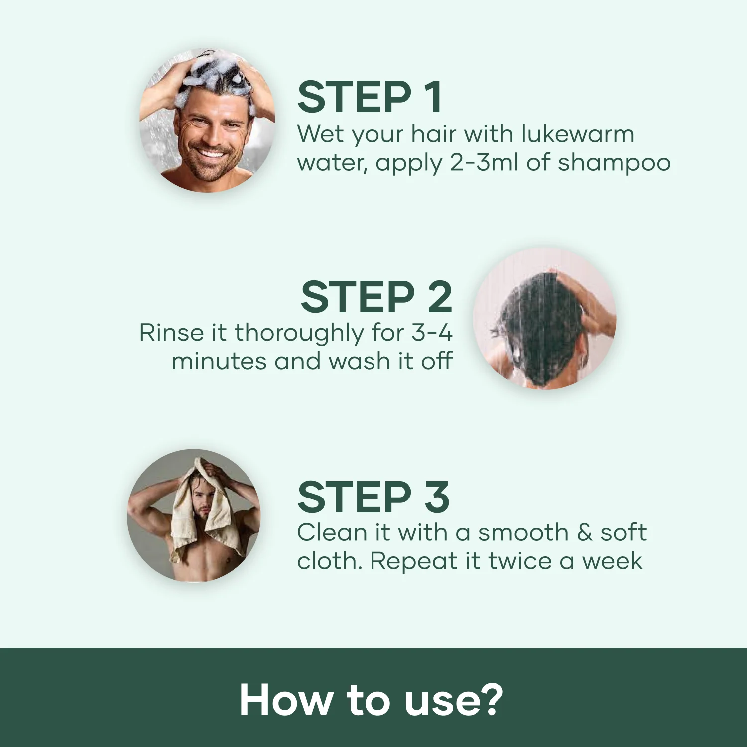 Anti Hairfall Shampoo for Men | SLS Free | Paraben Free - (200 ml) - Image 4