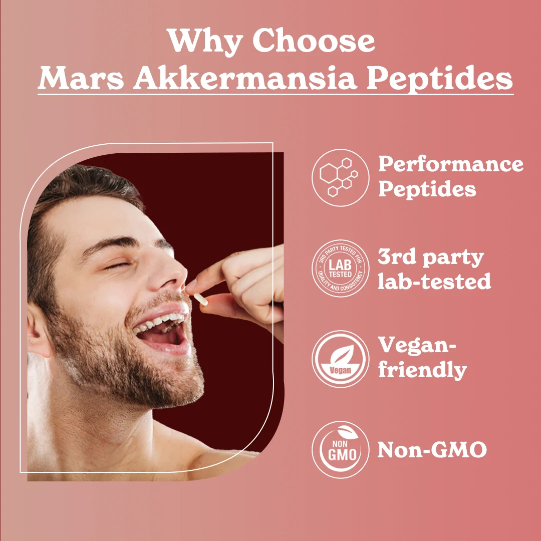 Mars Akkermansia GLP-1 Peptide Complex – Weight Loss, Gut Balance & Metabolism Support - Image 12