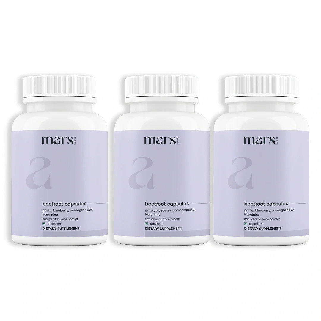 Mars Beetroot Capsules with L-Arginine, Pomegranate & Antioxidants – Nitric Oxide, Blood Flow & Performance Support (60N) - Image 3