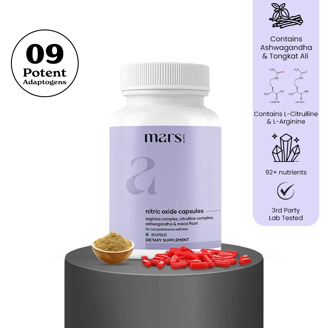 Mars Nitric Oxide capsules: A Natural Vitality & Circulation Booster for Youthful Stamina, Vitality & Bedroom Confidence