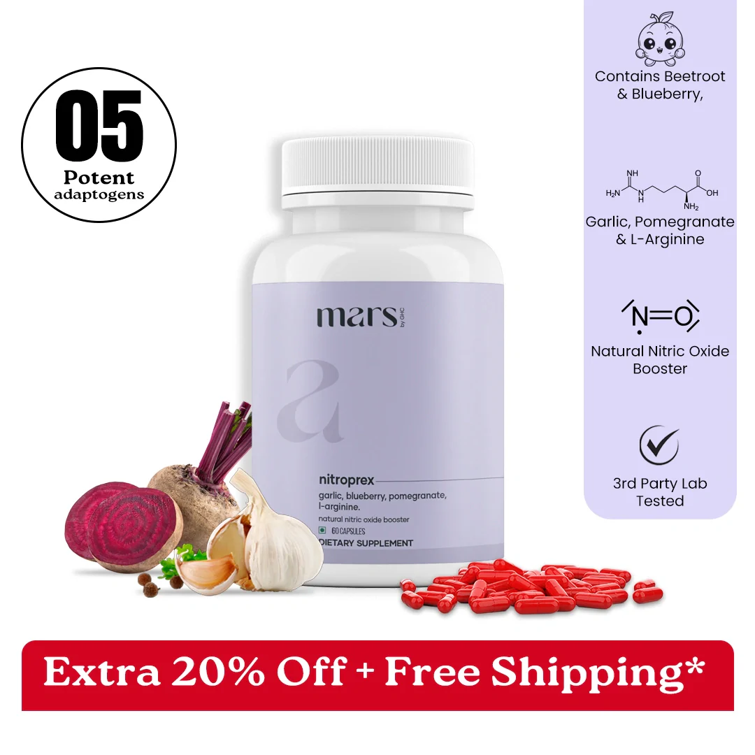 Mars NitroPrex: A Natural Nitric Oxide Booster with Improved Blood Flow, Size & Bedroom Performance