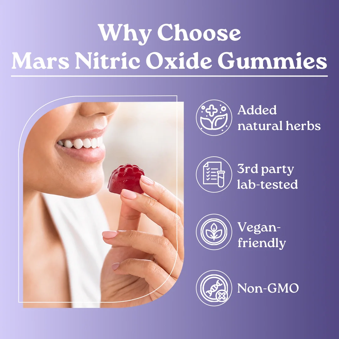 Mars Nitric Oxide Gummies: Boost Performance, T-Levels & Blood Flow for Maximum Energy and Vitality - Image 11